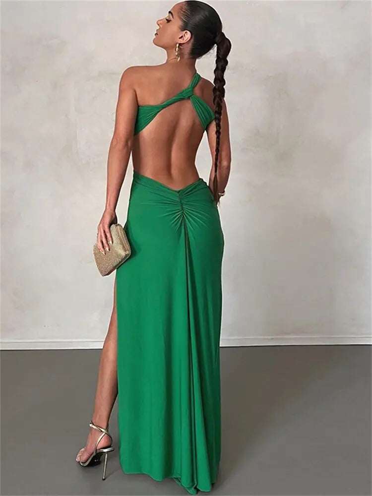 Cut-Out Long Dress