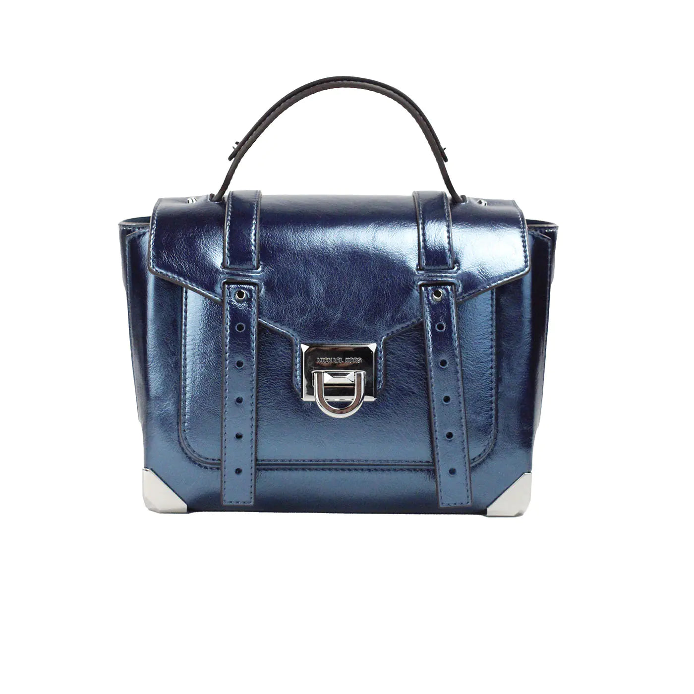 Michael Kors - Manhattan Metallic Teal Satchel