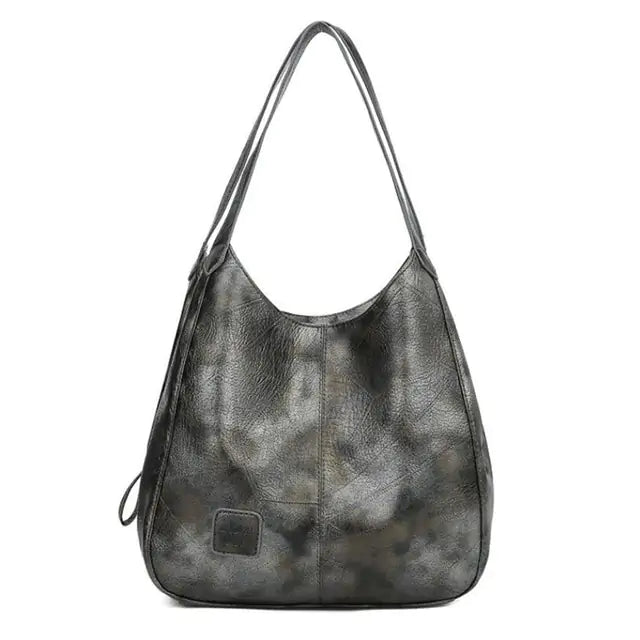 Bolso vintage de cuero PU para mujer