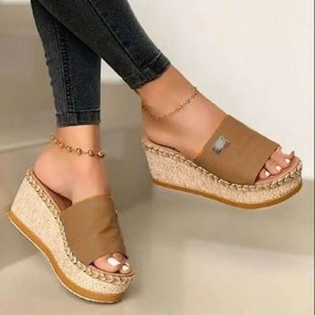 Sandalias de plataforma para mujer