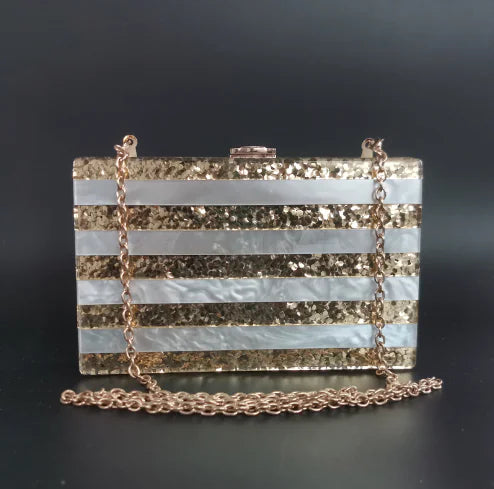 Evening Luxe Clutch - Gold