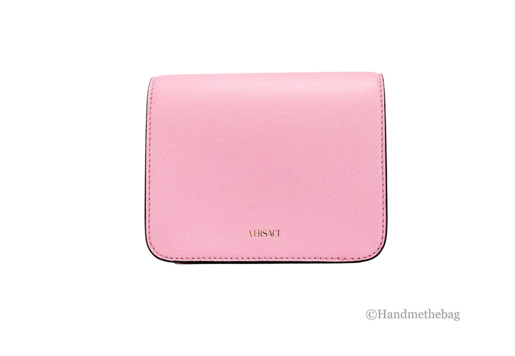 Versace - La Medusa Small Pink Leather Evening Bag