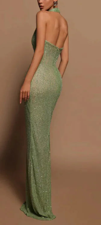 Sequin Ball Evening Dress