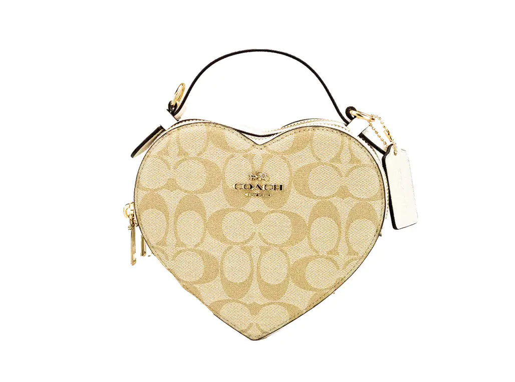 Coach - Heart Chalk Coated Canvas