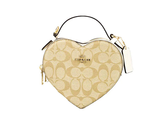 Coach - Heart Chalk Coated Canvas