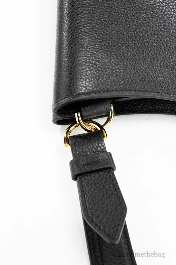 Versace - Black Leather Crossbody Shoulder Bag