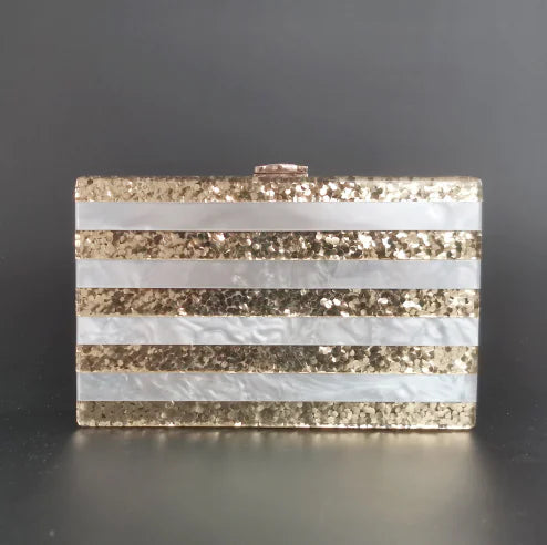 Evening Luxe Clutch - Gold