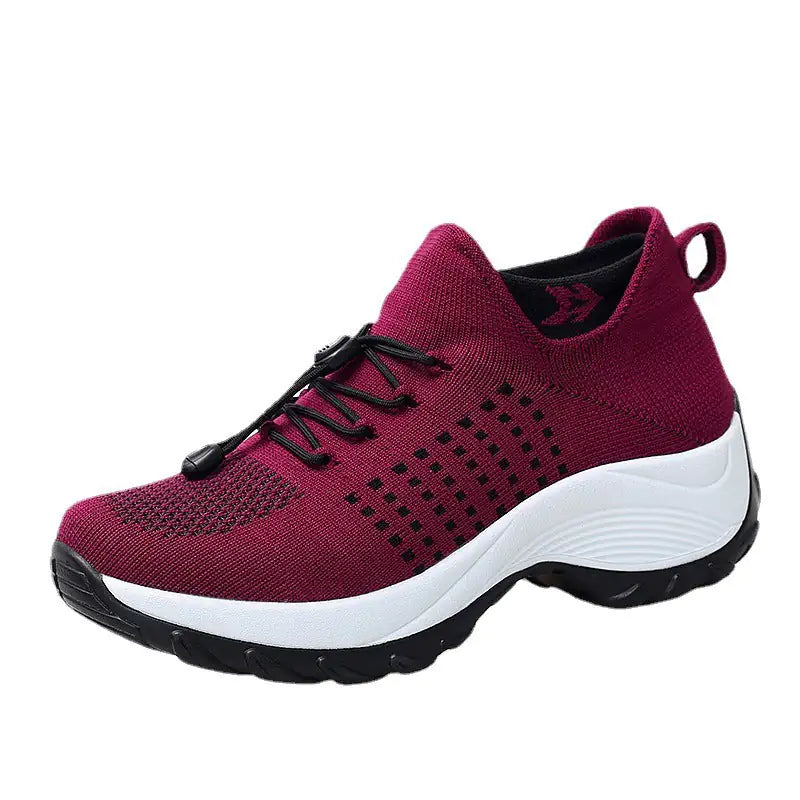 Baskets pour femmes, chaussures de course plates pour printemps et hiver