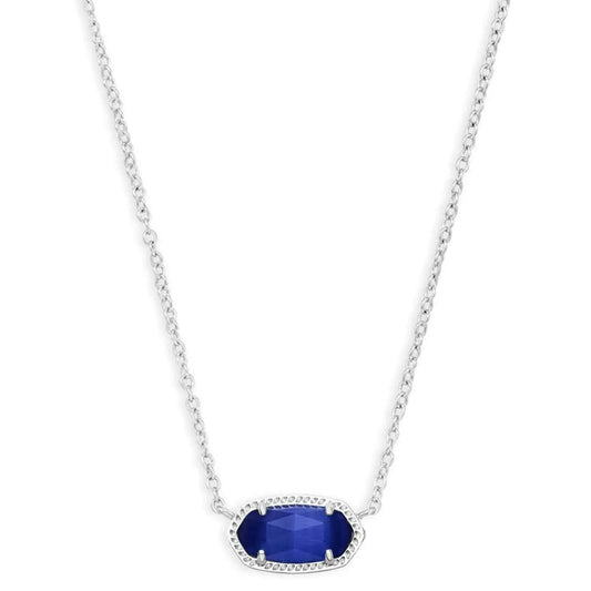 Gold-Plated Rhodium - Cobalt Necklace