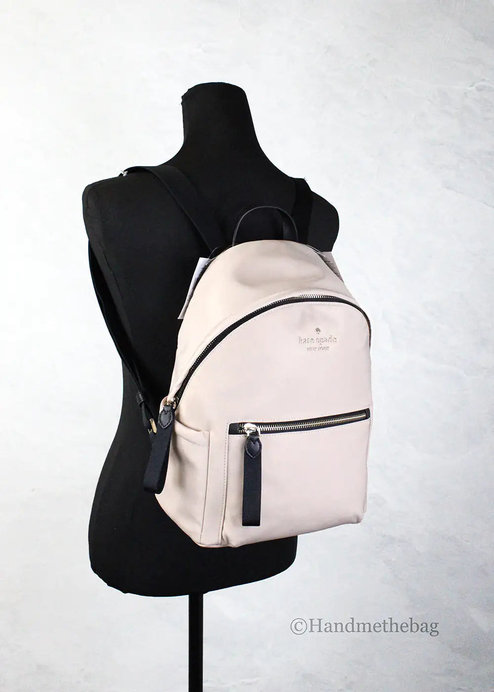 Kate Spade - Beige Nylon Backpack