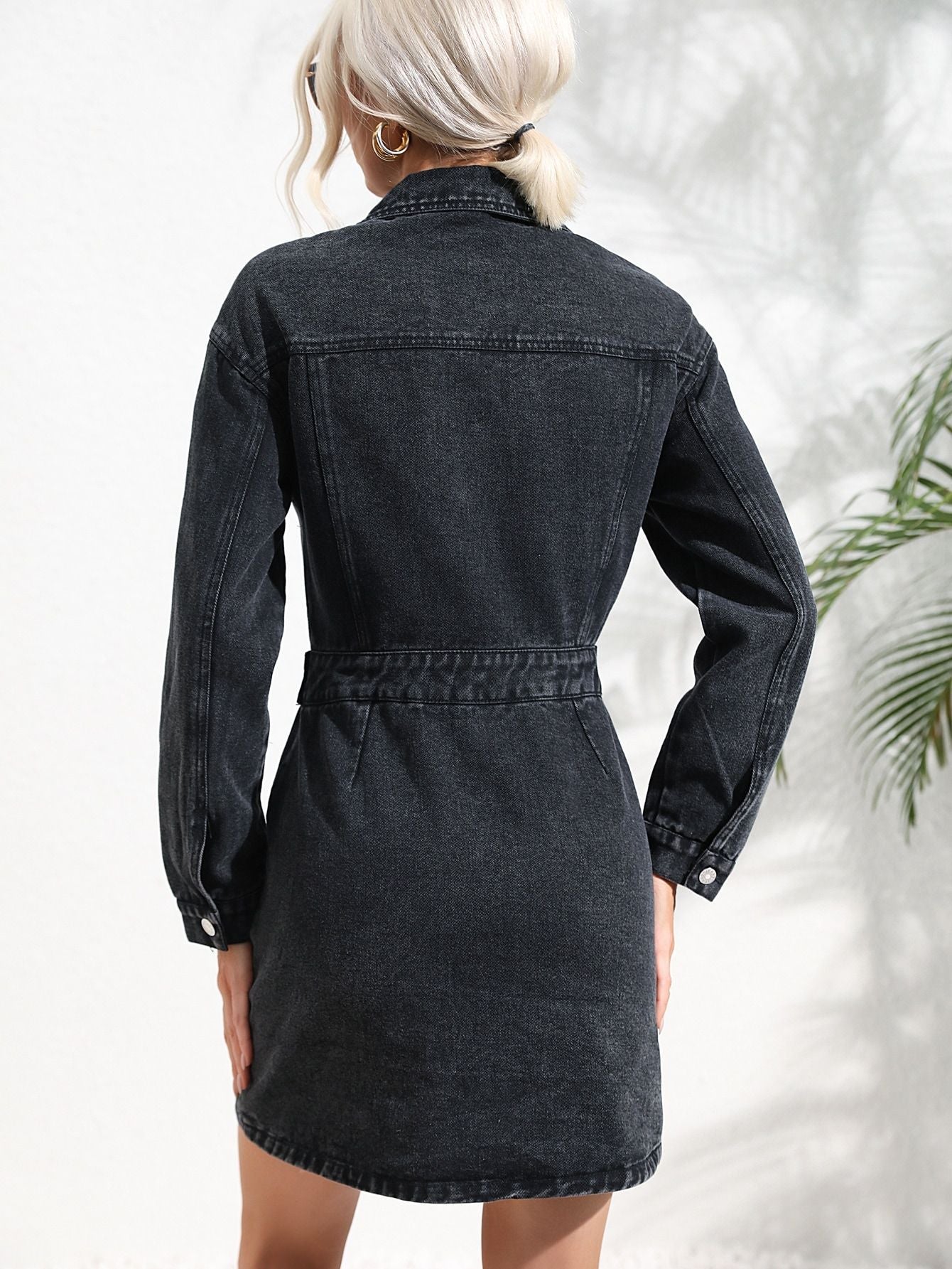 Black Denim Dress