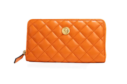 Versace - Quilted Leather Continental Wallet