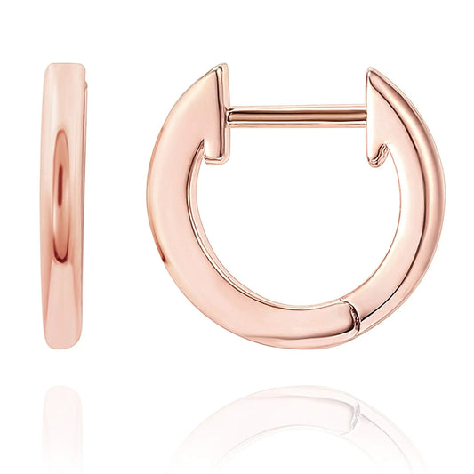 Rose Gold Plated Sterling Silver Earrings