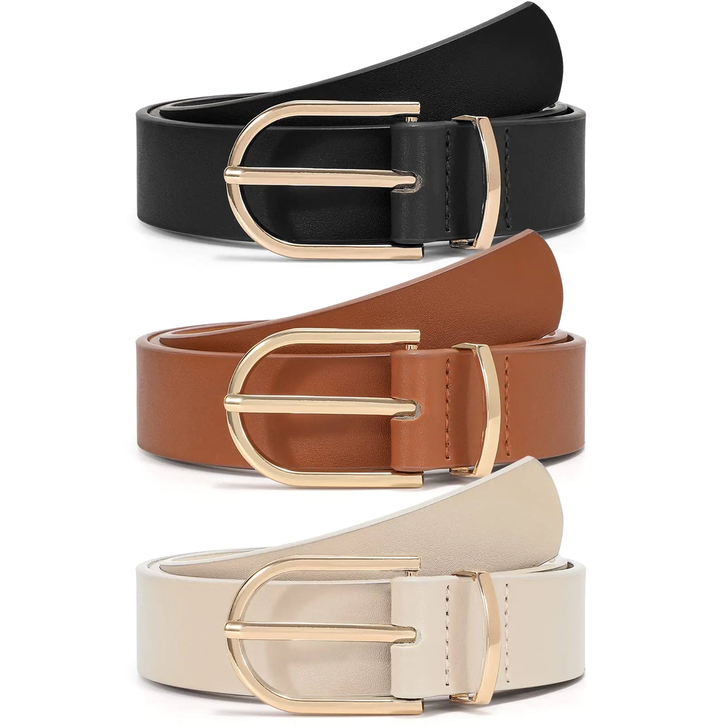 3 PACK Women's Belts