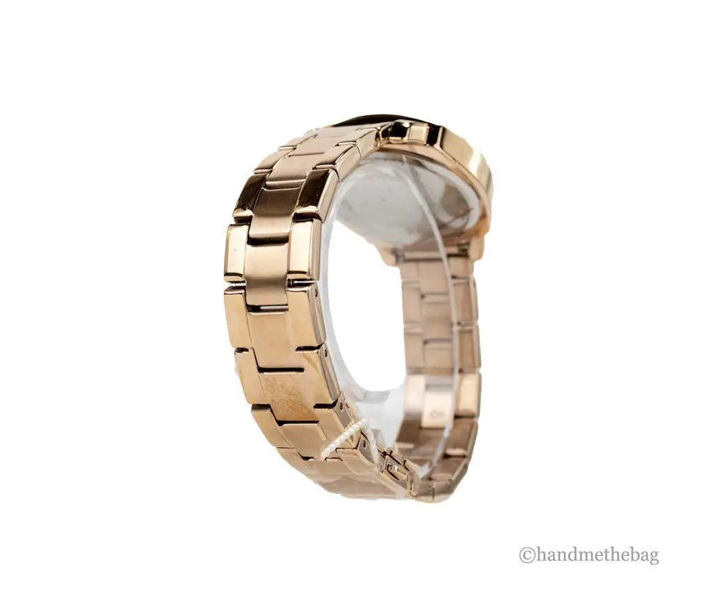 Coach - Crystal Bezel Rose Gold Toned Watch