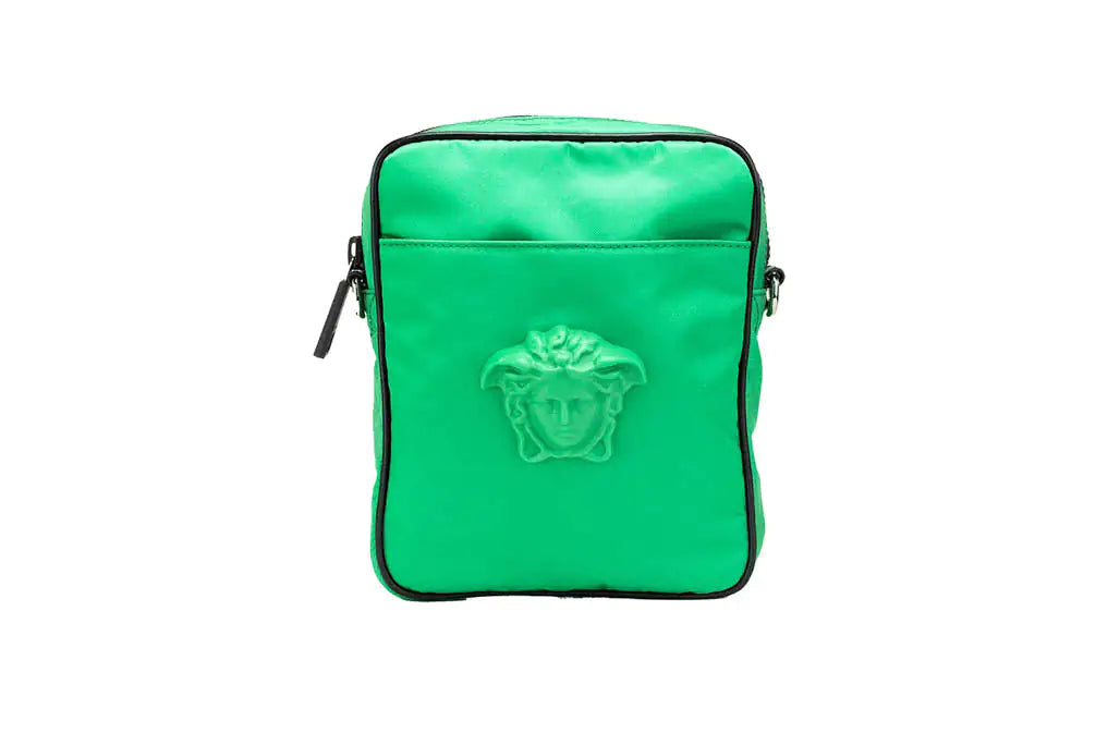 Versace - Green Nylon Medusa Crossbody Bag