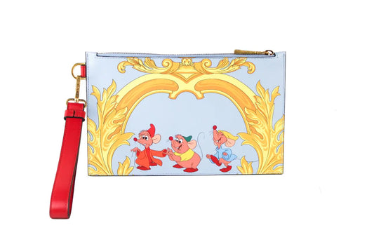 Versace - Disney Cinderella Printed Leather Pouch