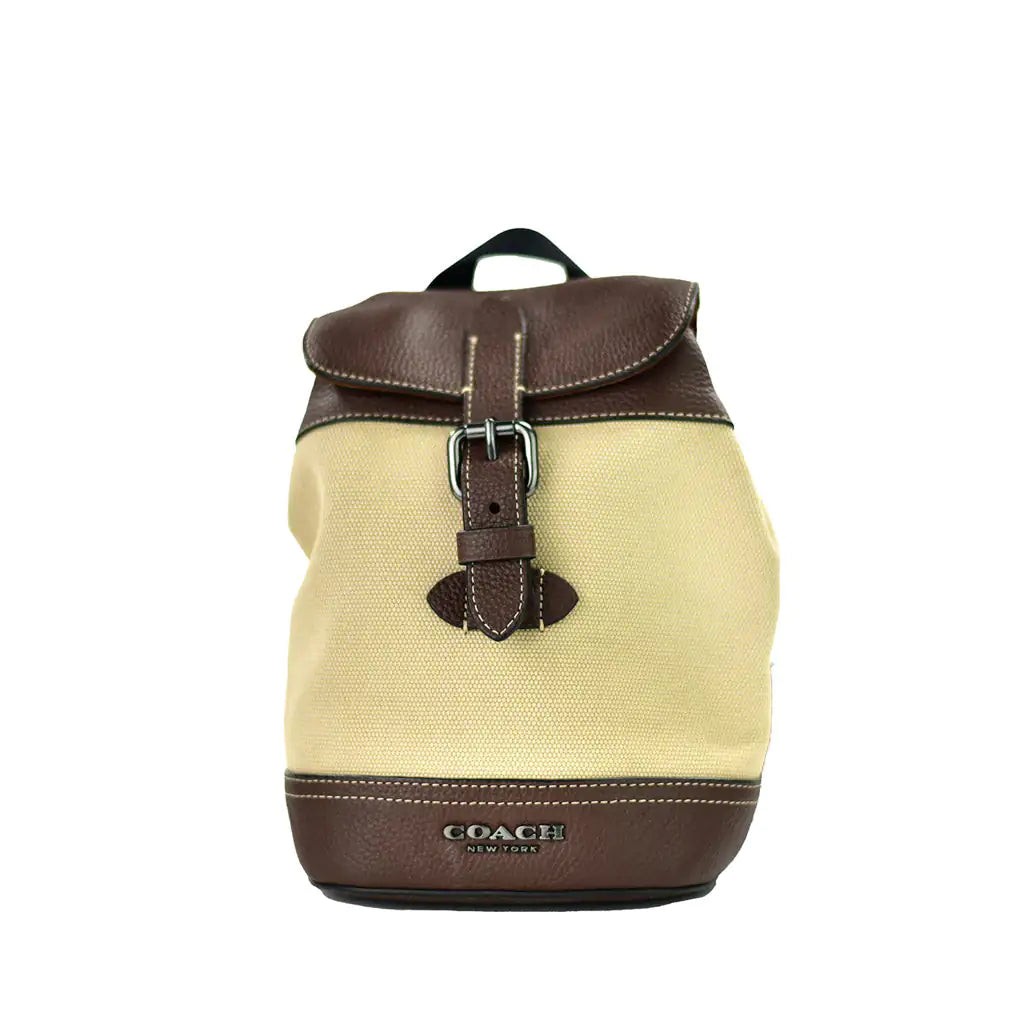 Coach - Hudson Leather Shoulder Backpack