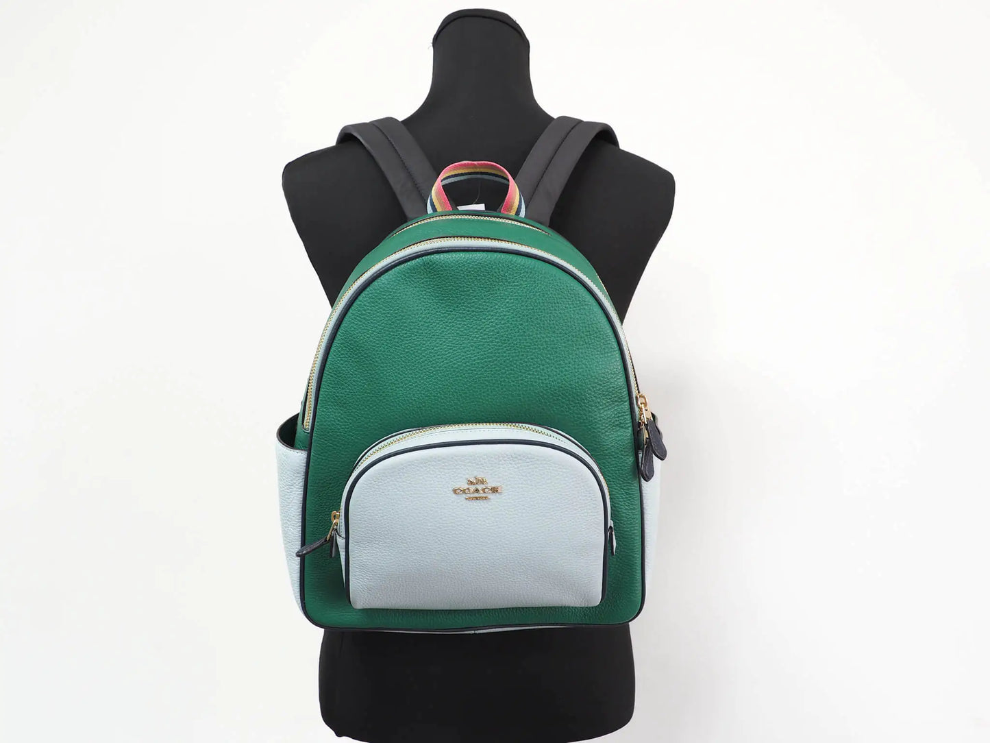 Coach - Court Pebbled Leather Backpack