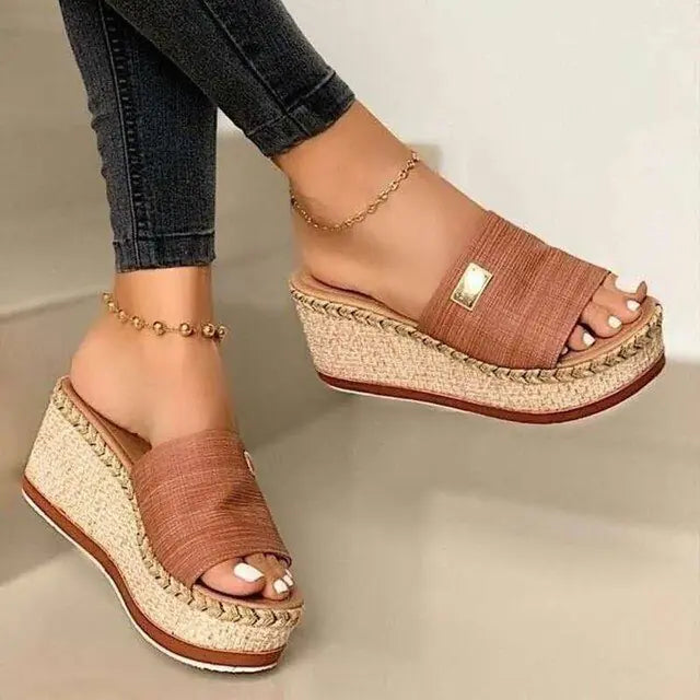 Sandalias de plataforma para mujer