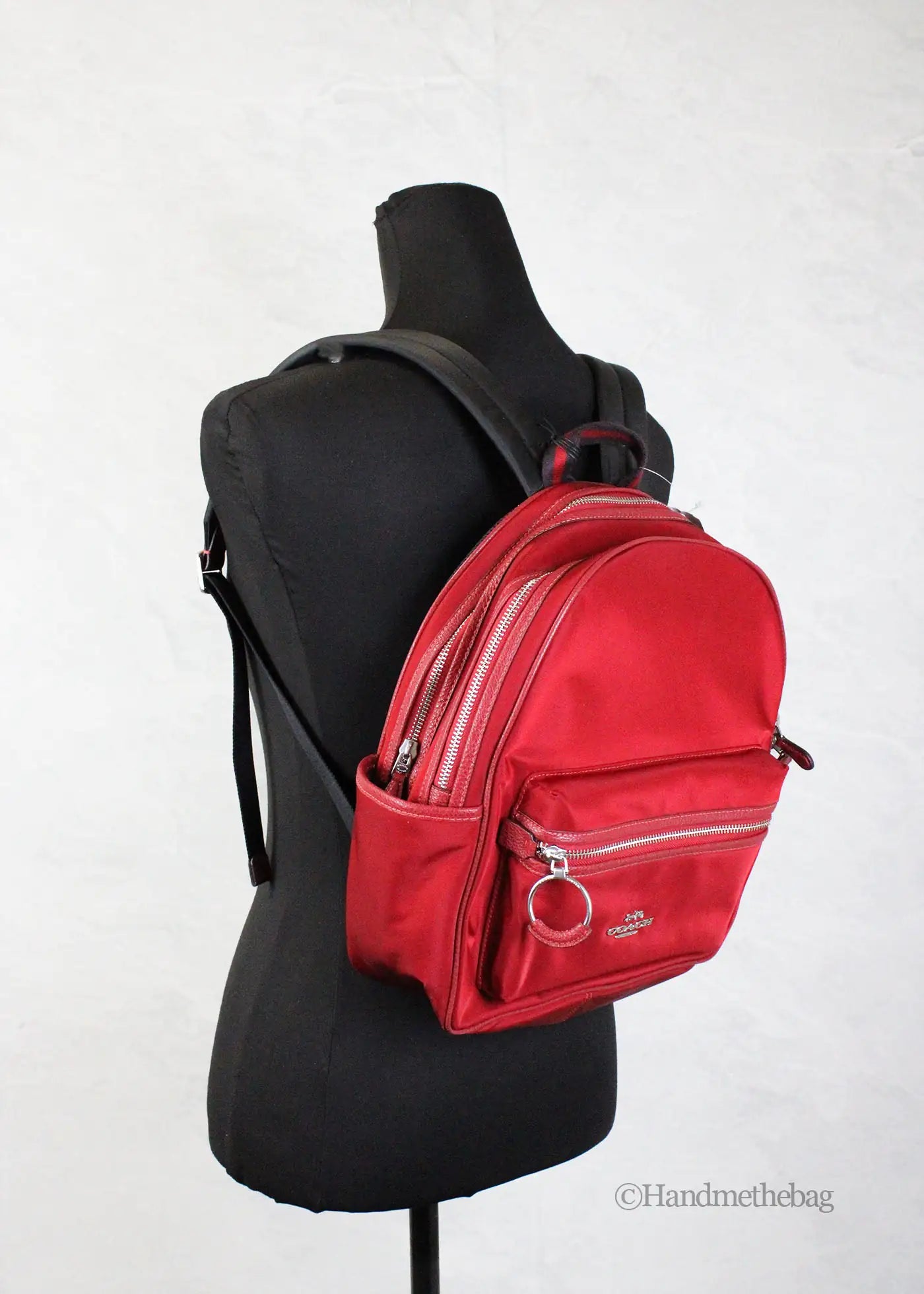 Coach - Ellis Red Shoulder Backpack