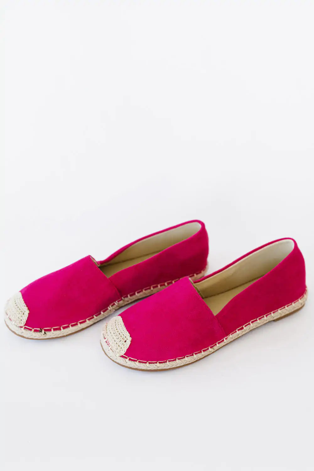 Espadrilles fuchsia décontractées