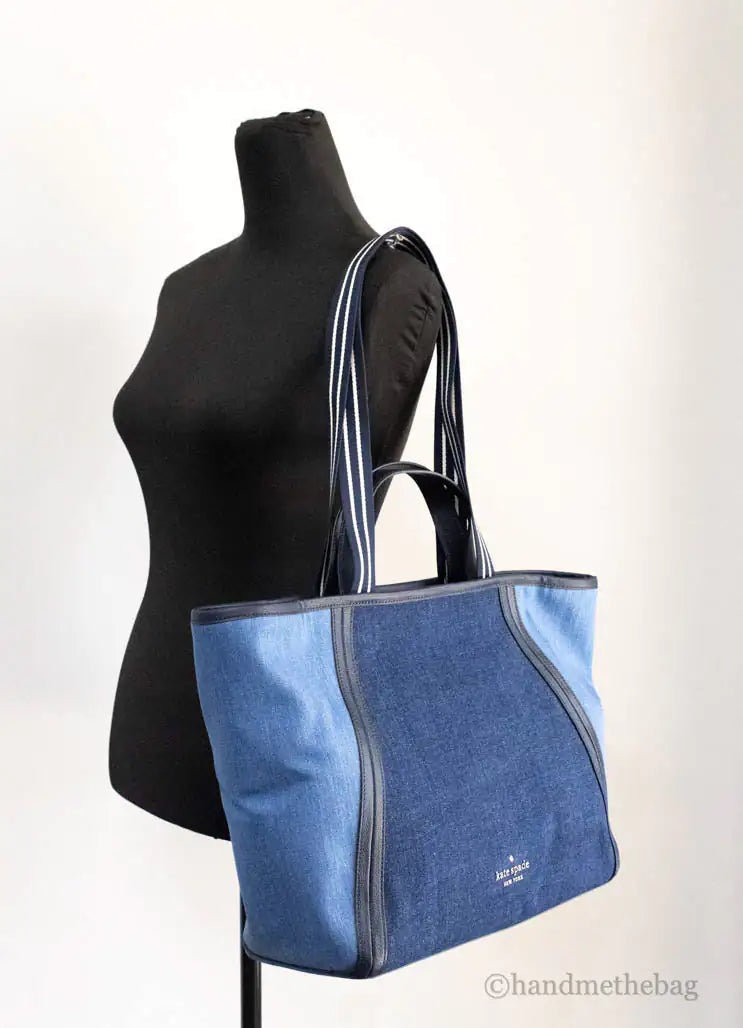 Kate Spade - Large Denim Slouchy Tote