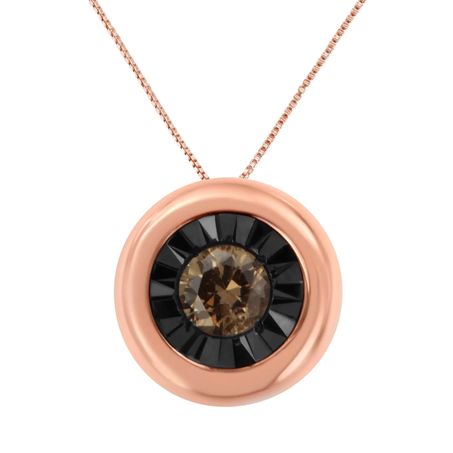 Black Rhodium Rose Gold  Necklace