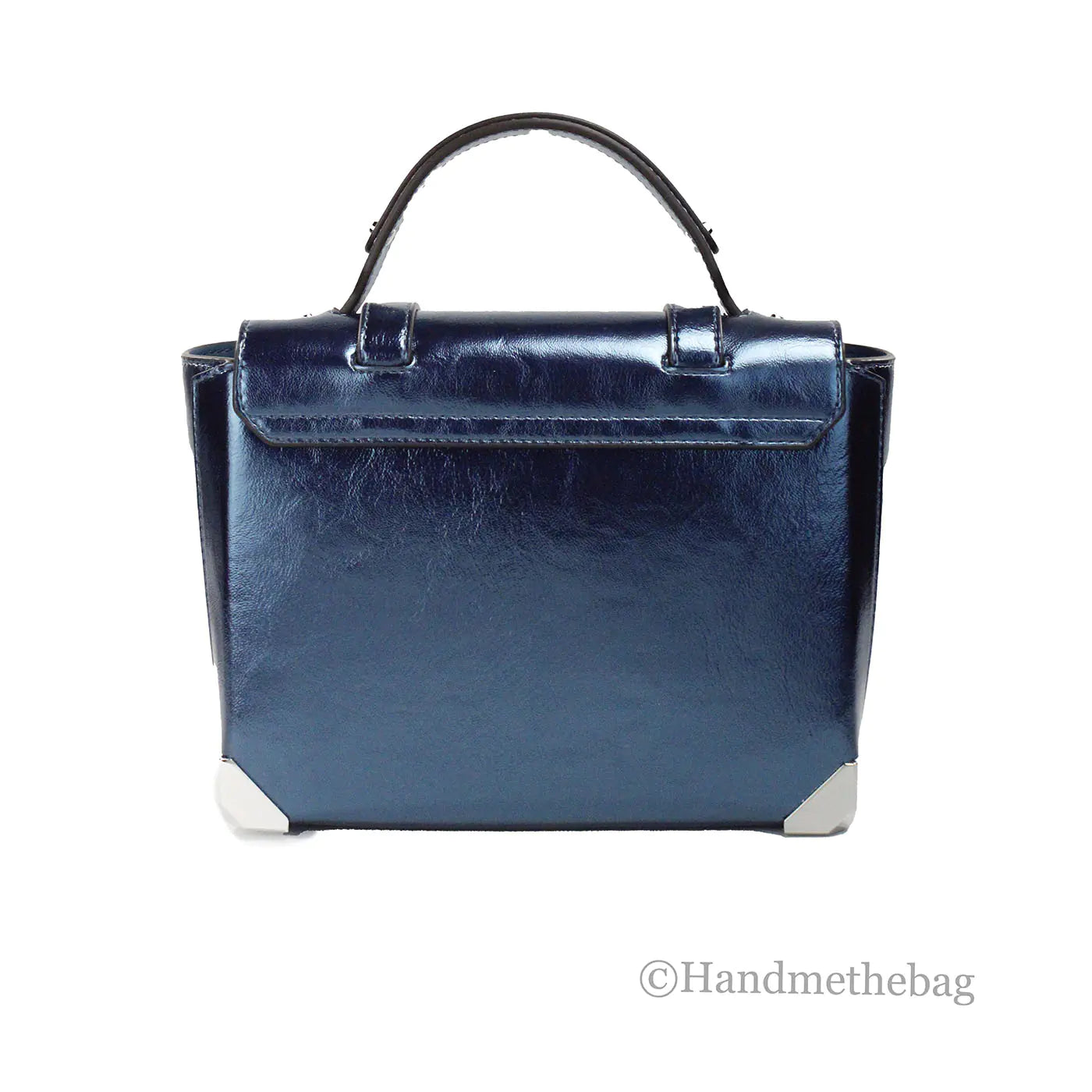 Michael Kors - Manhattan Metallic Teal Satchel