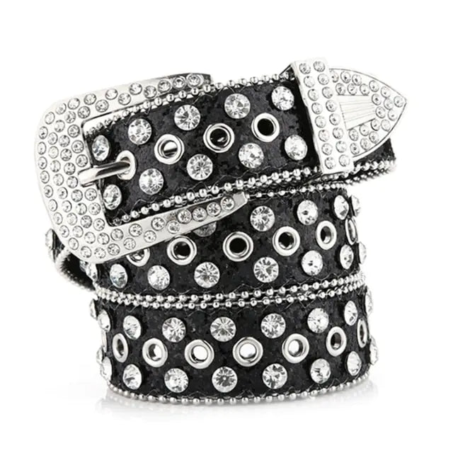 Goth Rhinestones Belts