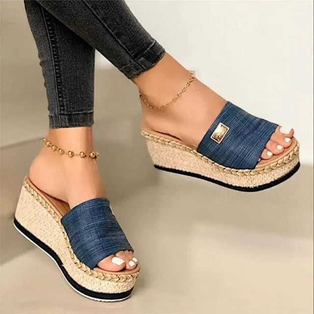 Sandalias de plataforma para mujer