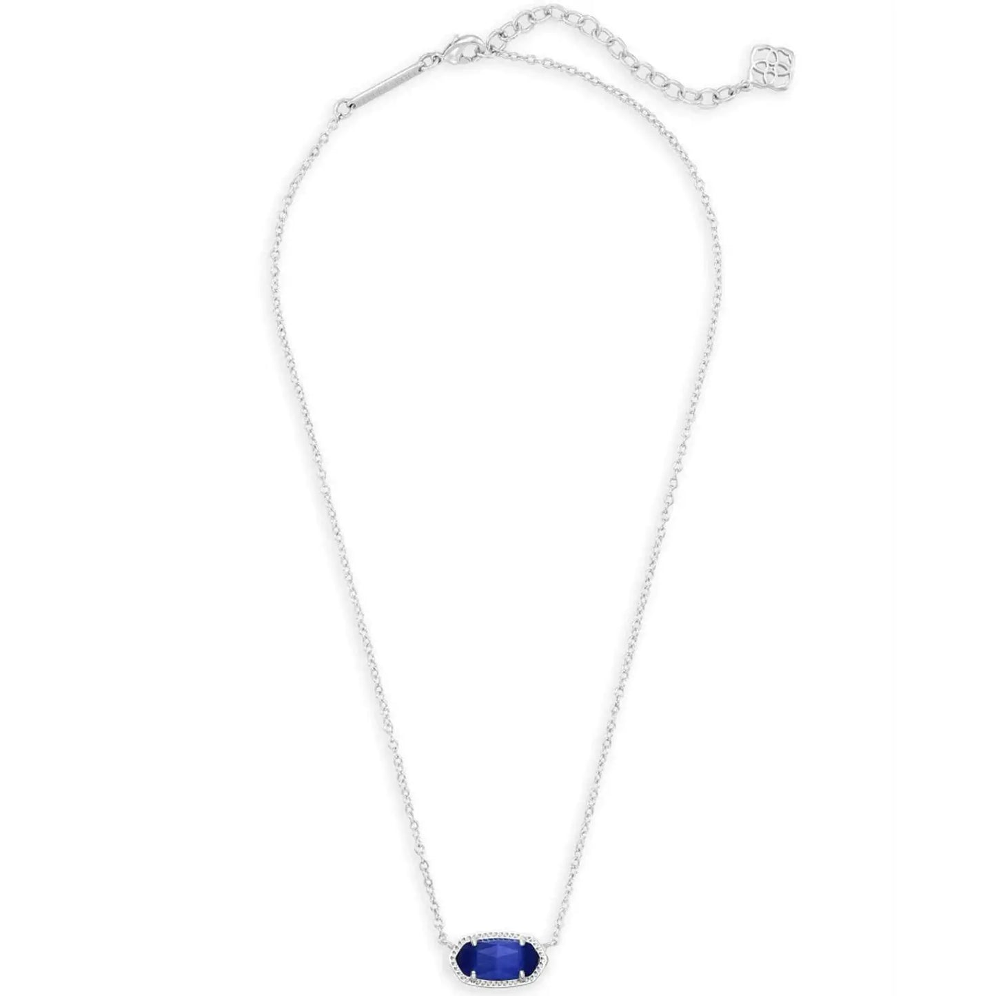 Gold-Plated Rhodium - Cobalt Necklace