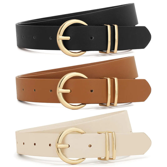 3 Pack Women Belts