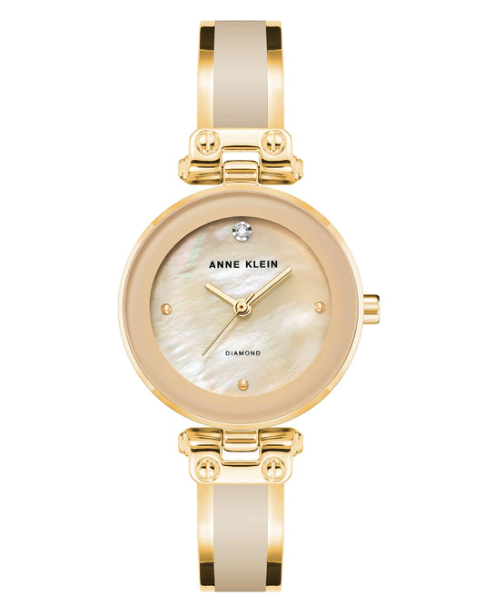 Anne Klein - Genuine Diamond Dial Bangle Watch