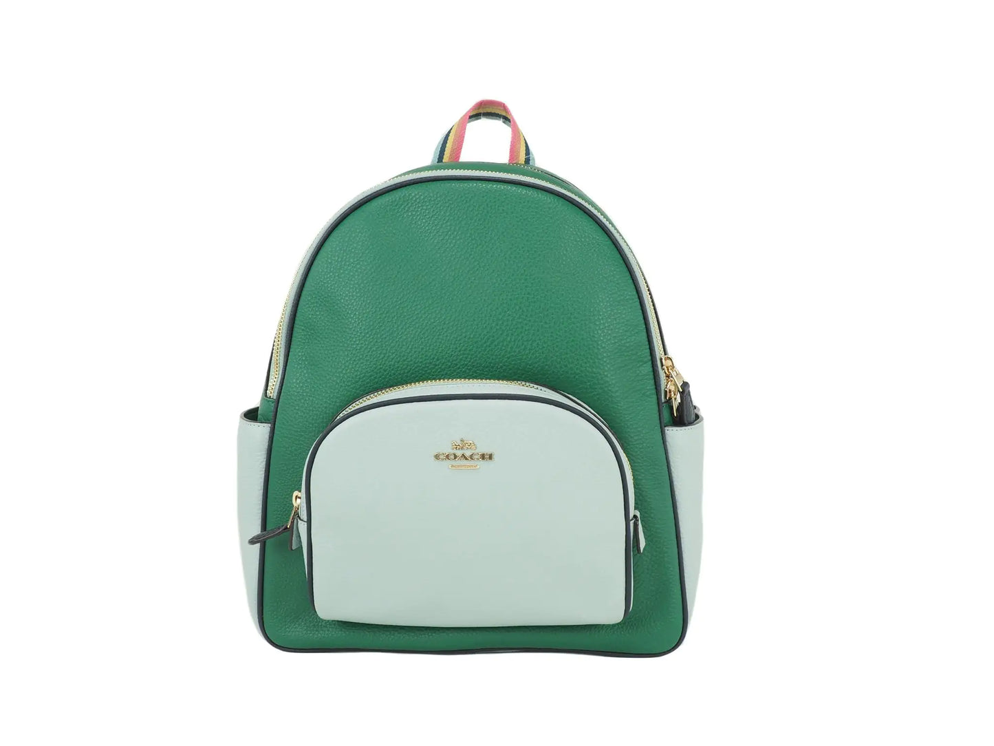 Coach - Court Pebbled Leather Backpack