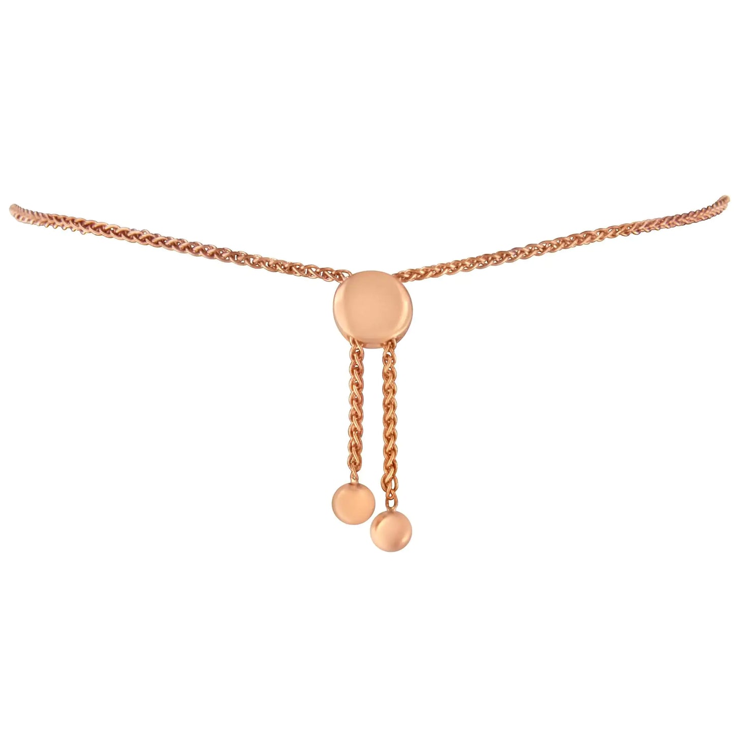 14K Rose Gold Diamond Bracelet