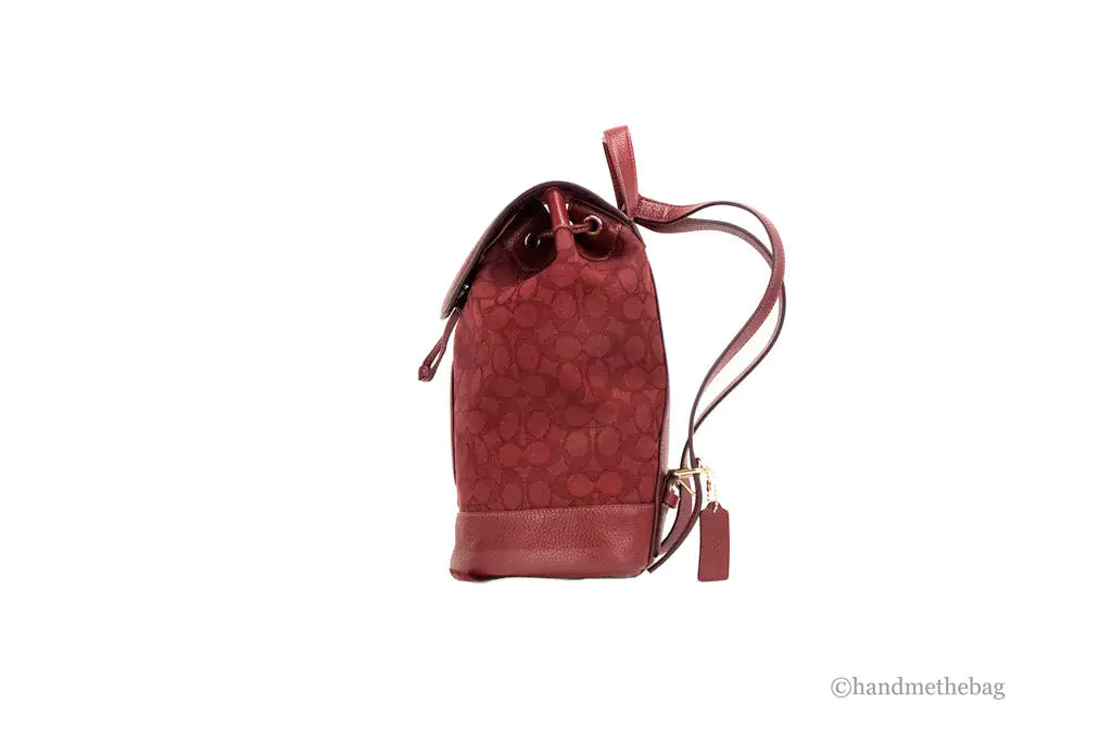 Coach - Jacquard Canvas Logo Backpack