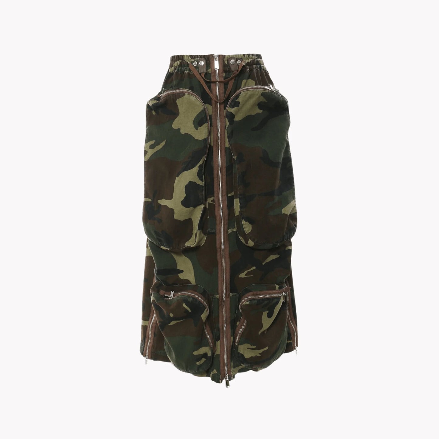 Camouflage Cargo Skirt