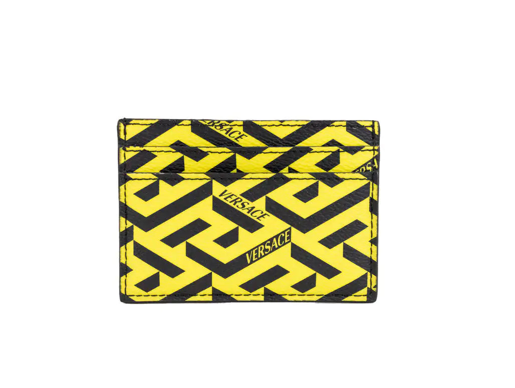 Versace - Signature Canvas Card Case