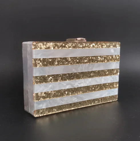 Evening Luxe Clutch - Gold